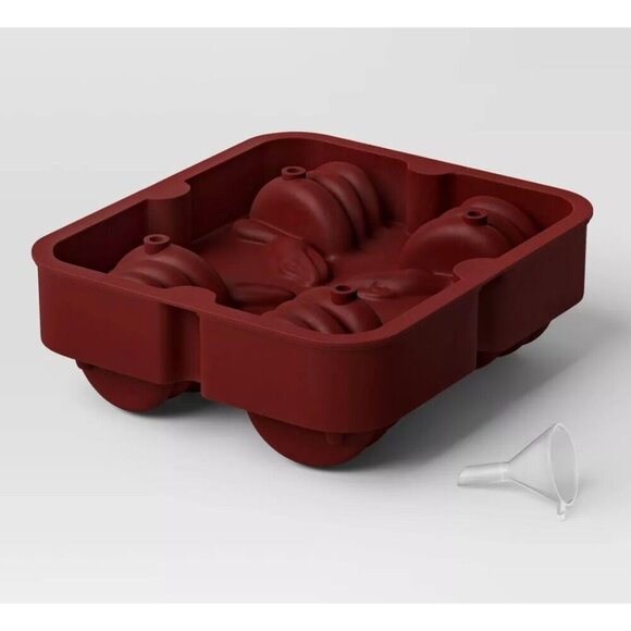 Halloween Snakes Silicone Ice Cube Tray Red - Threshold™Snake Ice Mold - Picture 3 of 8